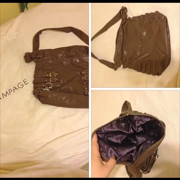 Rampage Bags Rampage Brown Leather Purse Poshmark